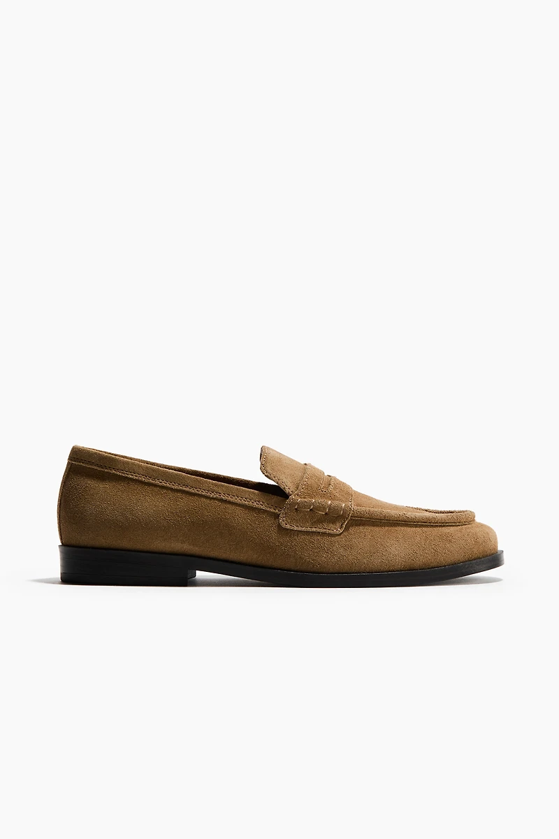 Suede Loafers