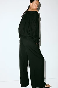Wide-Leg Dress Pants