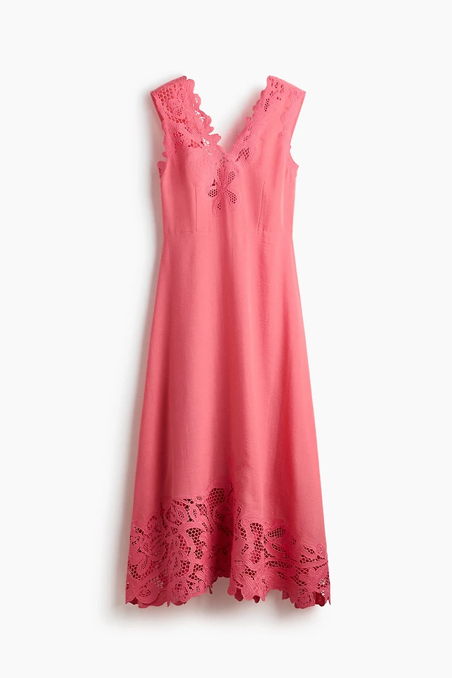 H&M Button-front Eyelet Embroidery Dress at Hamilton Place in Chattanooga, TN H&M Button-front Eyelet Embroidery Dress at Hamilton Place in Chattanooga, TN