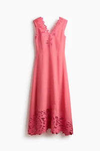 Dress with Eyelet Embroidery