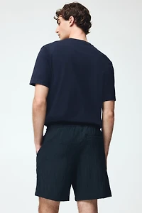 Relaxed-Fit Textured Shorts