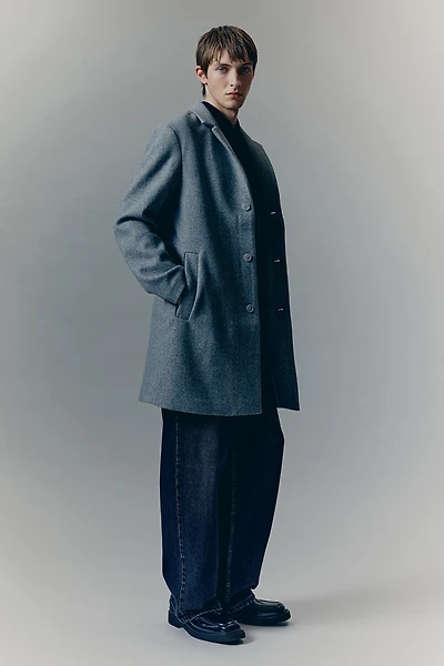 Slim Fit Wool-Blend Coat