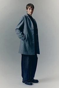 Slim Fit Wool-Blend Coat