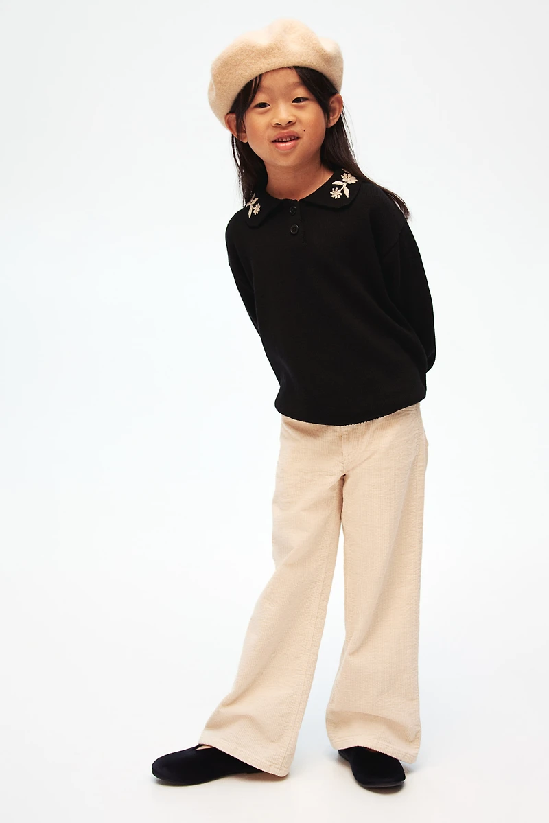 Patterned Cotton Sweater