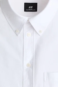 Relaxed-Fit Short-Sleeved Oxford Shirt
