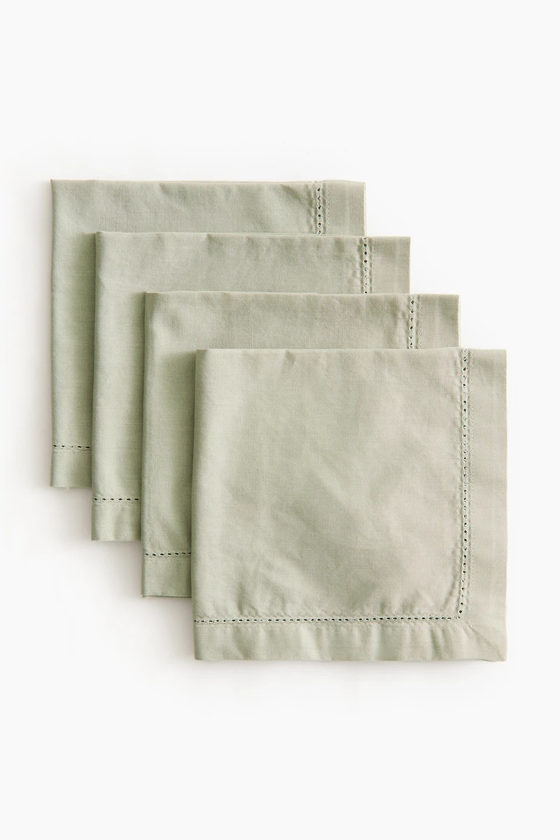 4-Pack Cotton Napkins