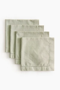 4-Pack Cotton Napkins
