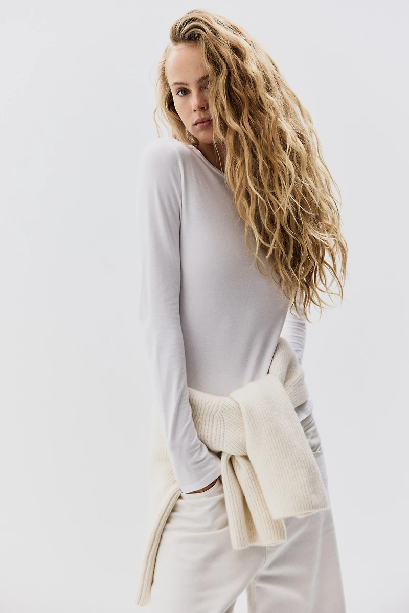 Fitted Cotton Top