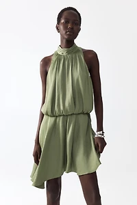 Dress with Asymmetric Skirt