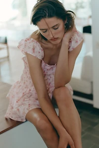 Smocked-Waist Dress