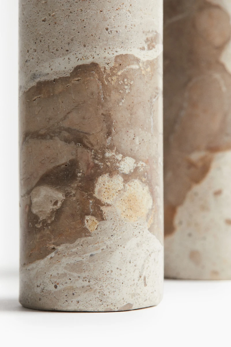 Marble Salt and Pepper Shakers