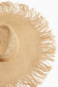 Frayed Straw Hat