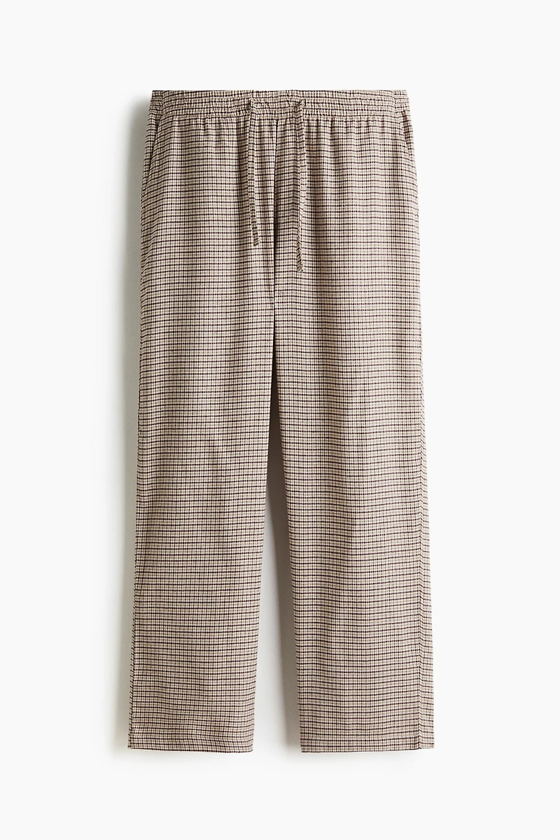 Relaxed-Fit Flannel Pants