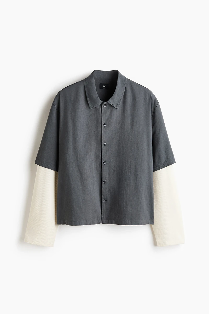 Relaxed-Fit Layered Shirt
