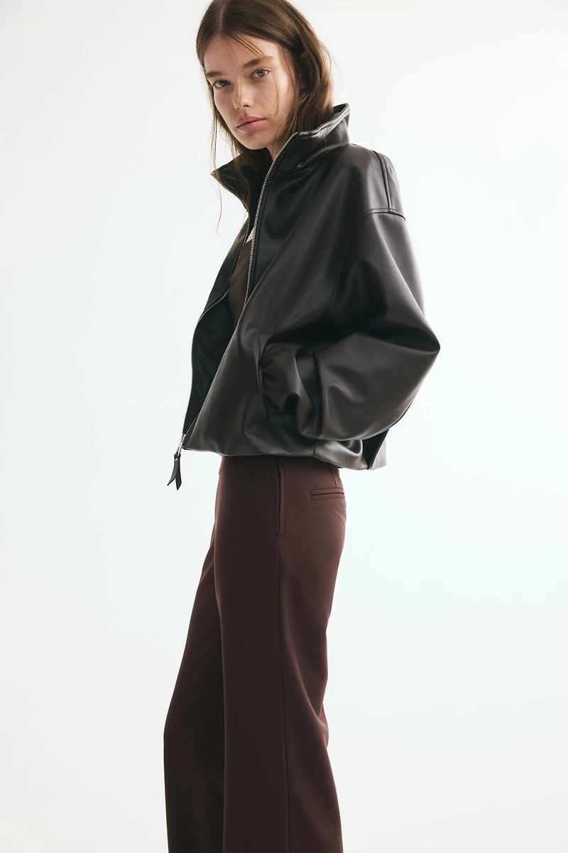 Low-Waist Twill Pants