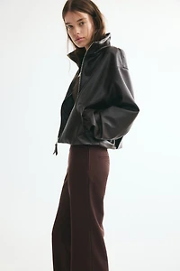 Low-Waist Twill Pants