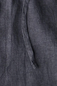 Regular-Fit Linen Shorts