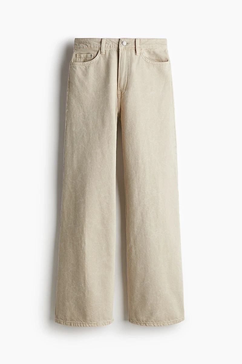 Jean ample Taille très haute