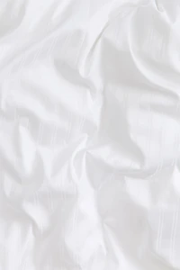 Cotton Sateen Twin Duvet Cover Set