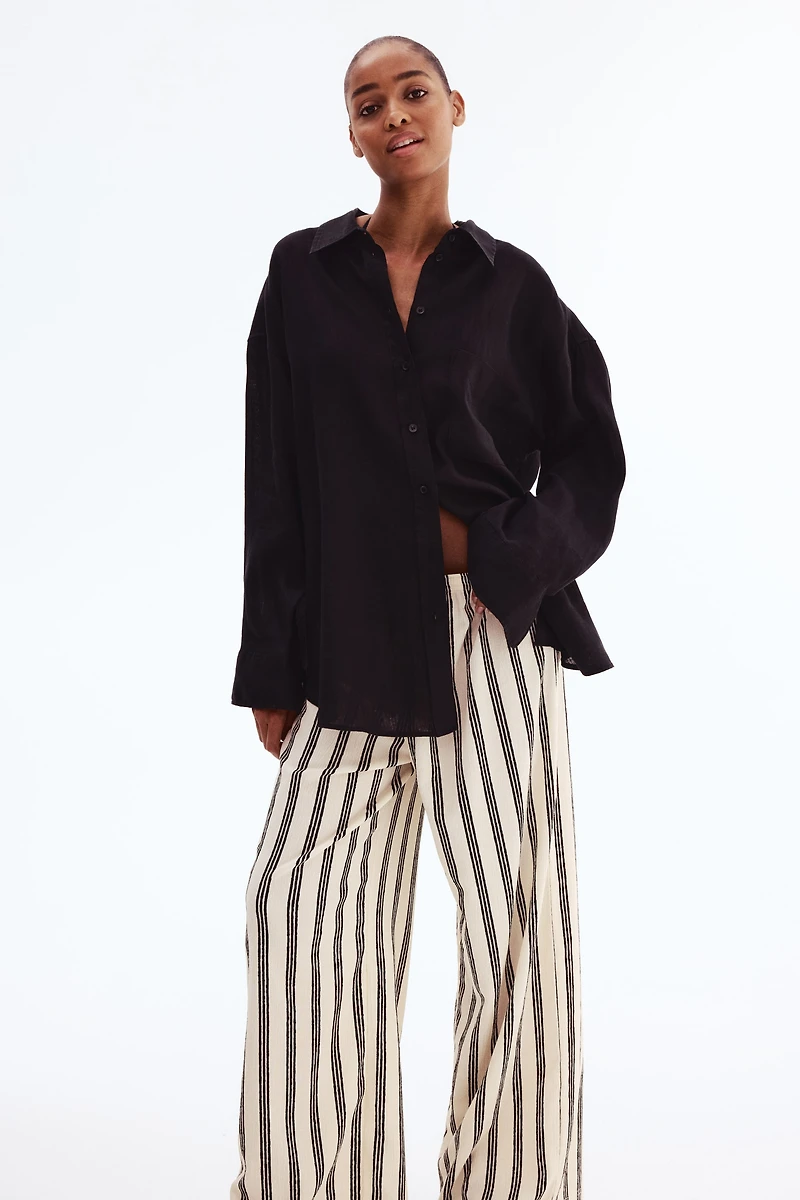 Textured Jersey Pants