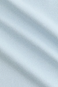 Ribbed Scoop-Neck T-Shirt