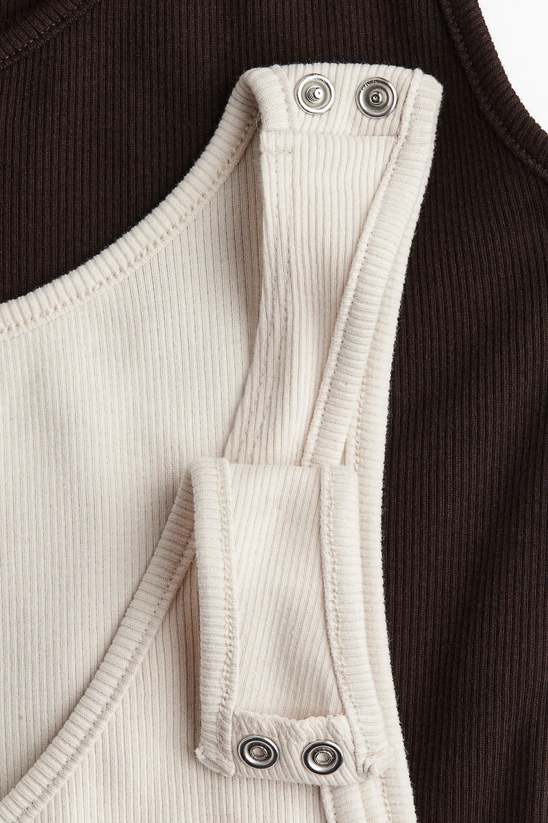 MAMA Lot de 2 débardeurs d'allaitement