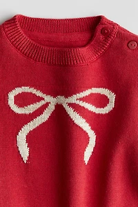Jacquard-Knit Sweater