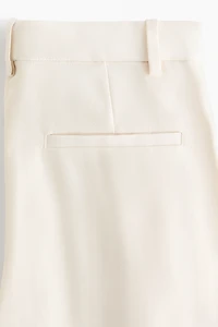 Wide-Leg Pleated Culottes