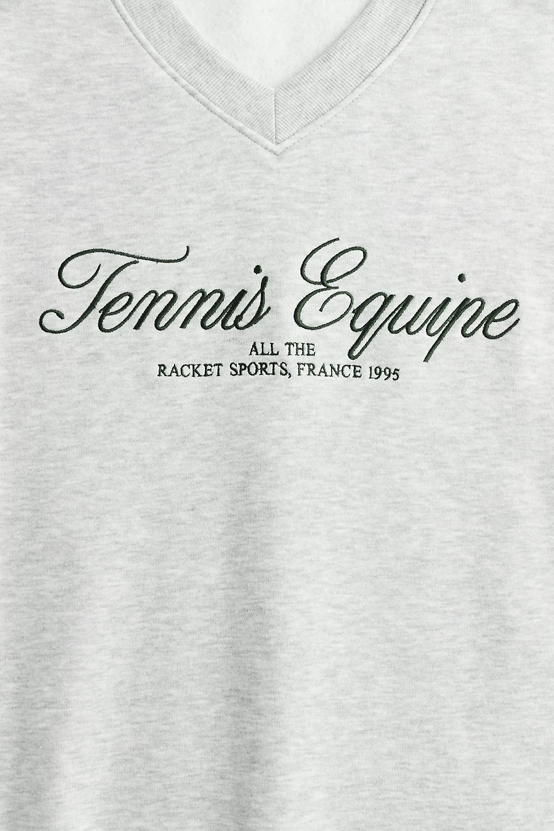 Chandail grande taille avec encolure en V