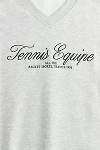 Chandail grande taille avec encolure en V