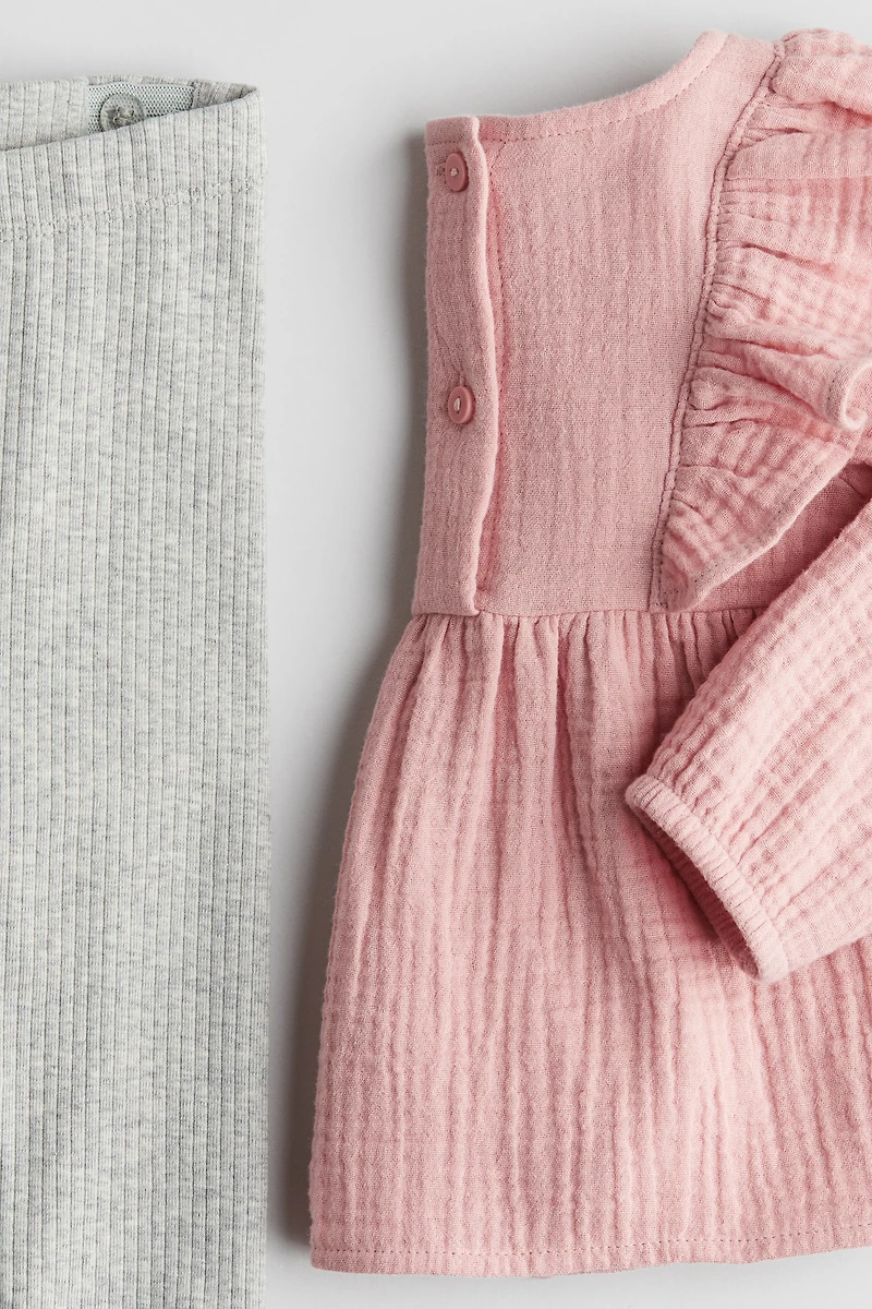 2-piece Blouse and Leggings Set