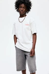 Short menuisier en denim