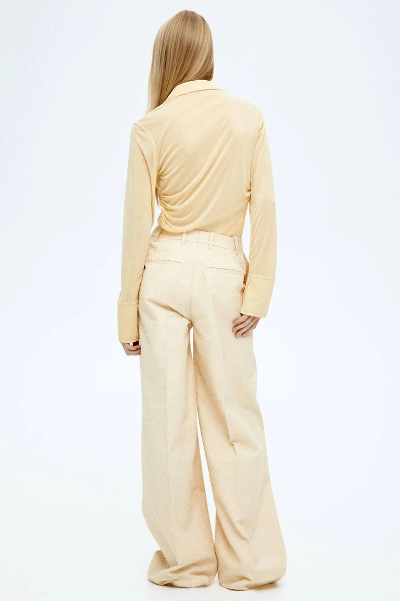 Pantalon sur mesure à jambes larges
