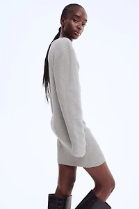 Rib-Knit Dress