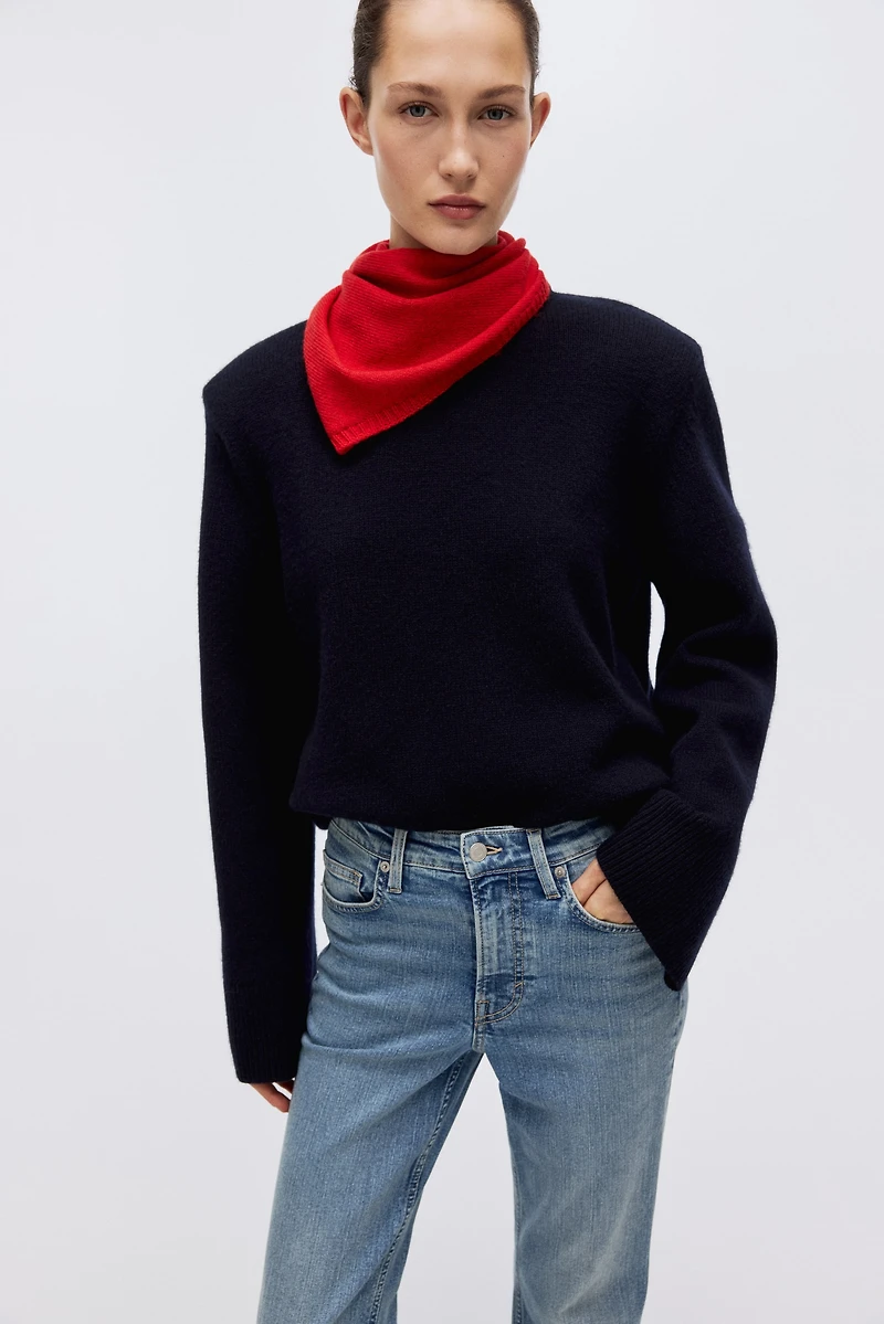 Jean évasé taille haute