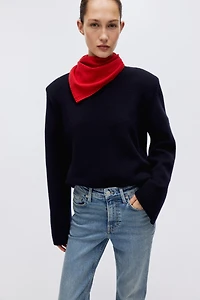 Jean évasé taille haute