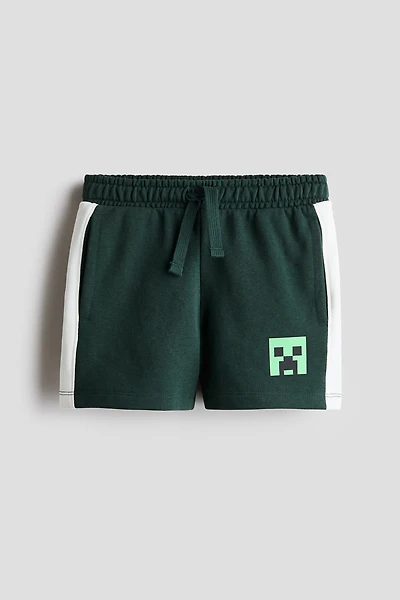 Sweatshorts with Printed Motif