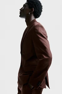 Regular-Fit Single-Breasted Jacket