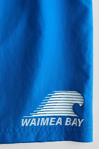 Short de bain à motif imprimé