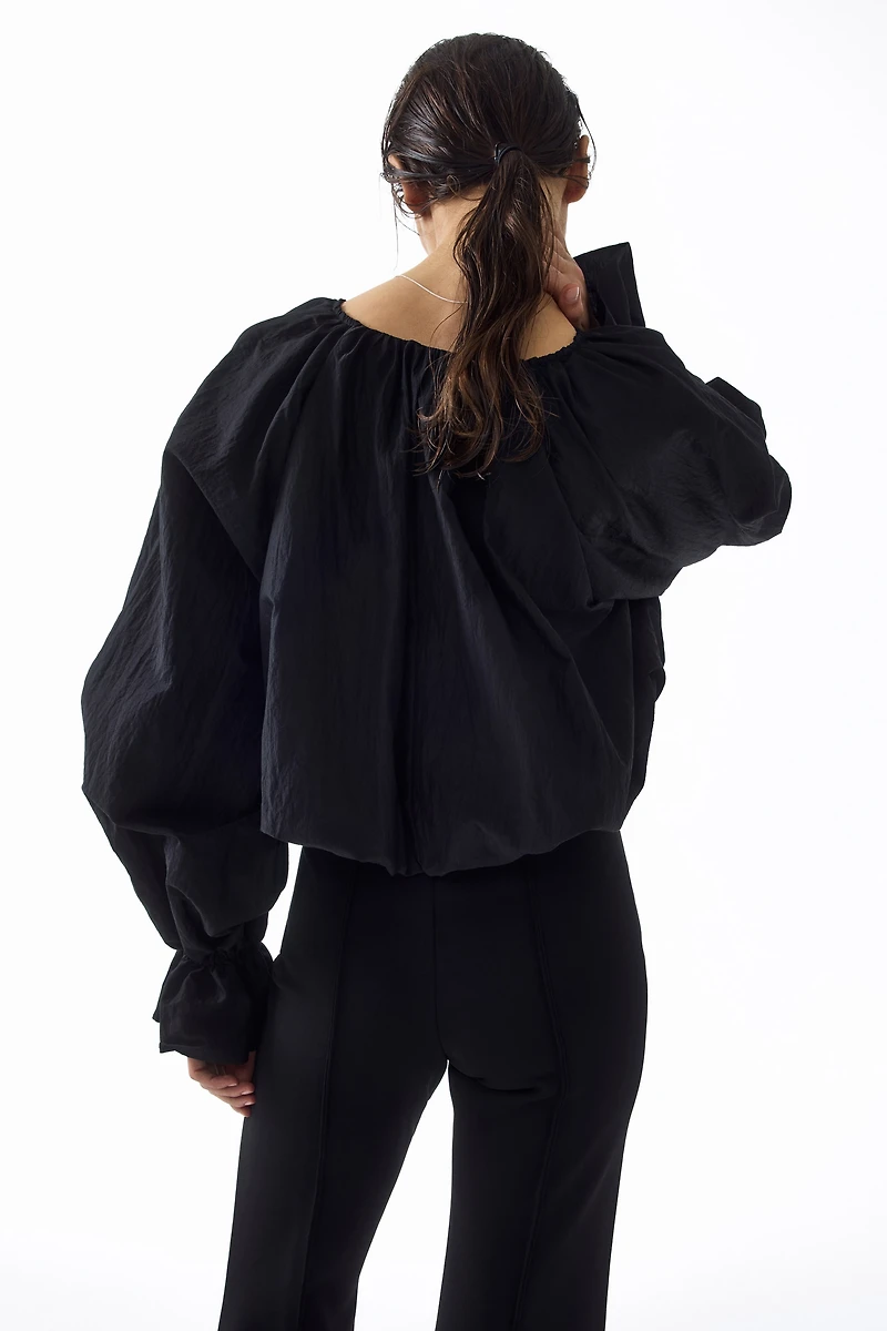 Creased Flared Pants