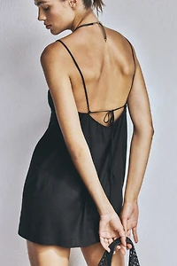 Linen-Blend Beach Dress
