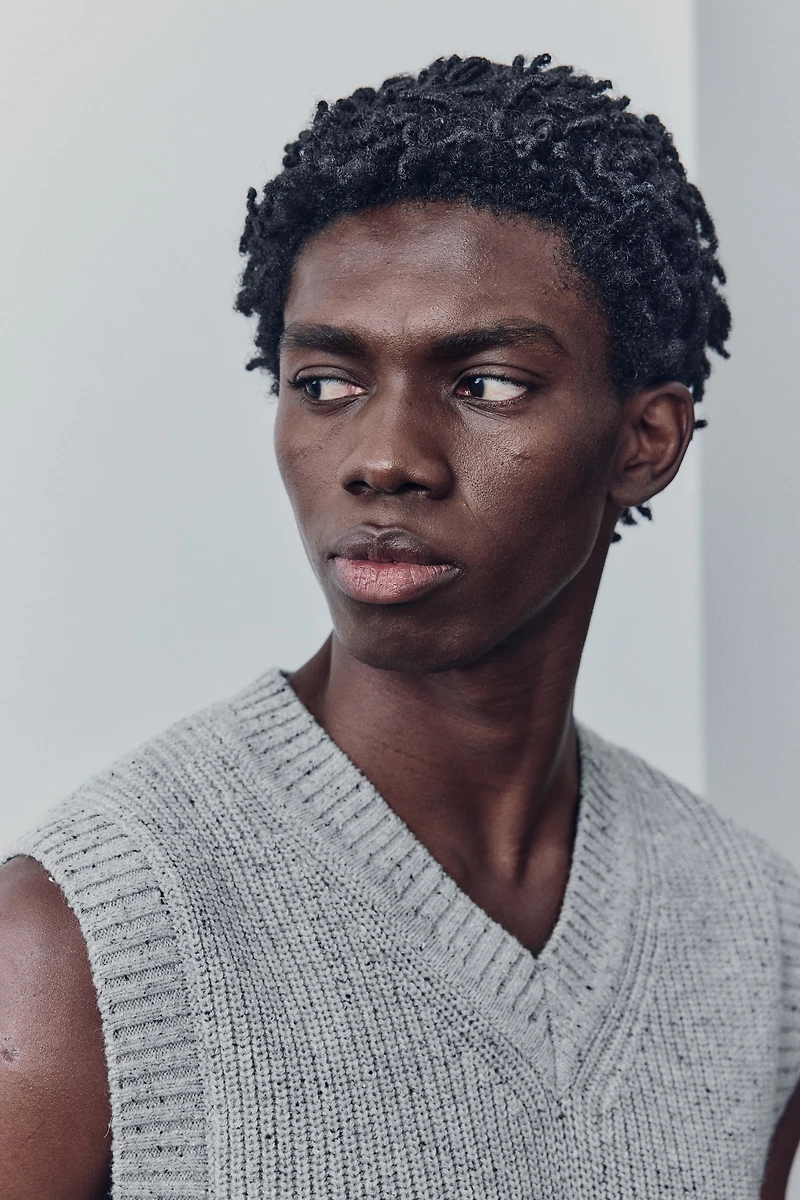 Wool-Blend Sweater Vest