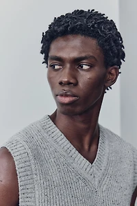 Wool-Blend Sweater Vest