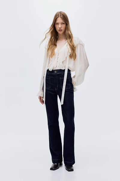 Flared High Jeans
