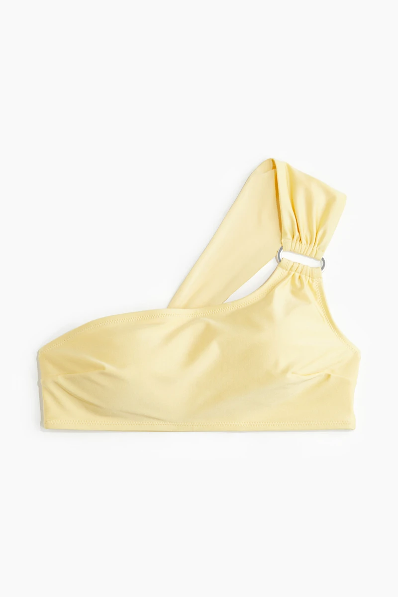 Padded one-shoulder bikini top