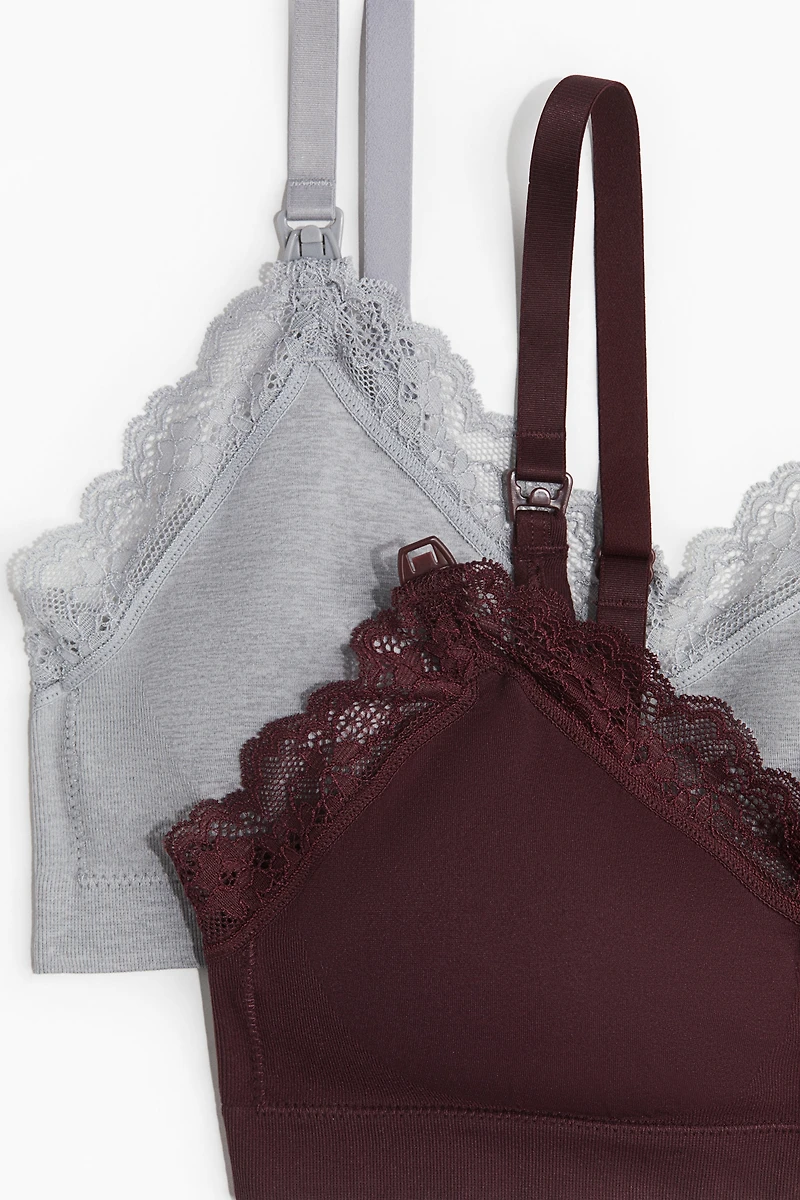 MAMA Lot de 2 soutiens-gorge d’allaitement