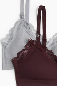 MAMA Lot de 2 soutiens-gorge d’allaitement