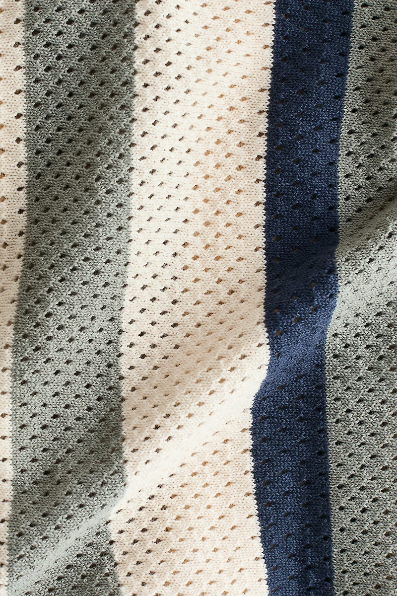 Ensemble 2 pièces en tricot filet de coton