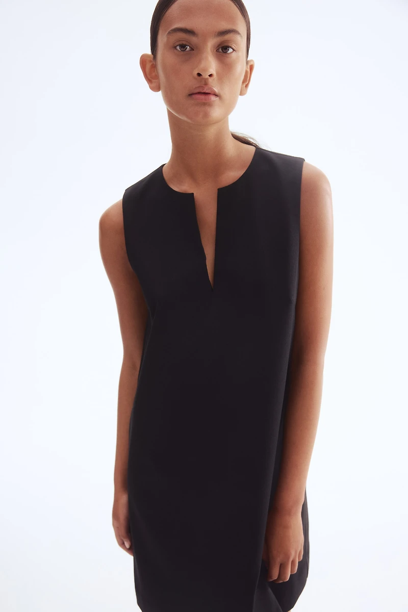 Twill Shift Dress
