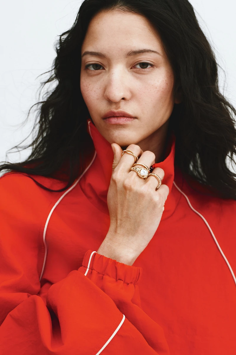 Oversized Nylon Anorak